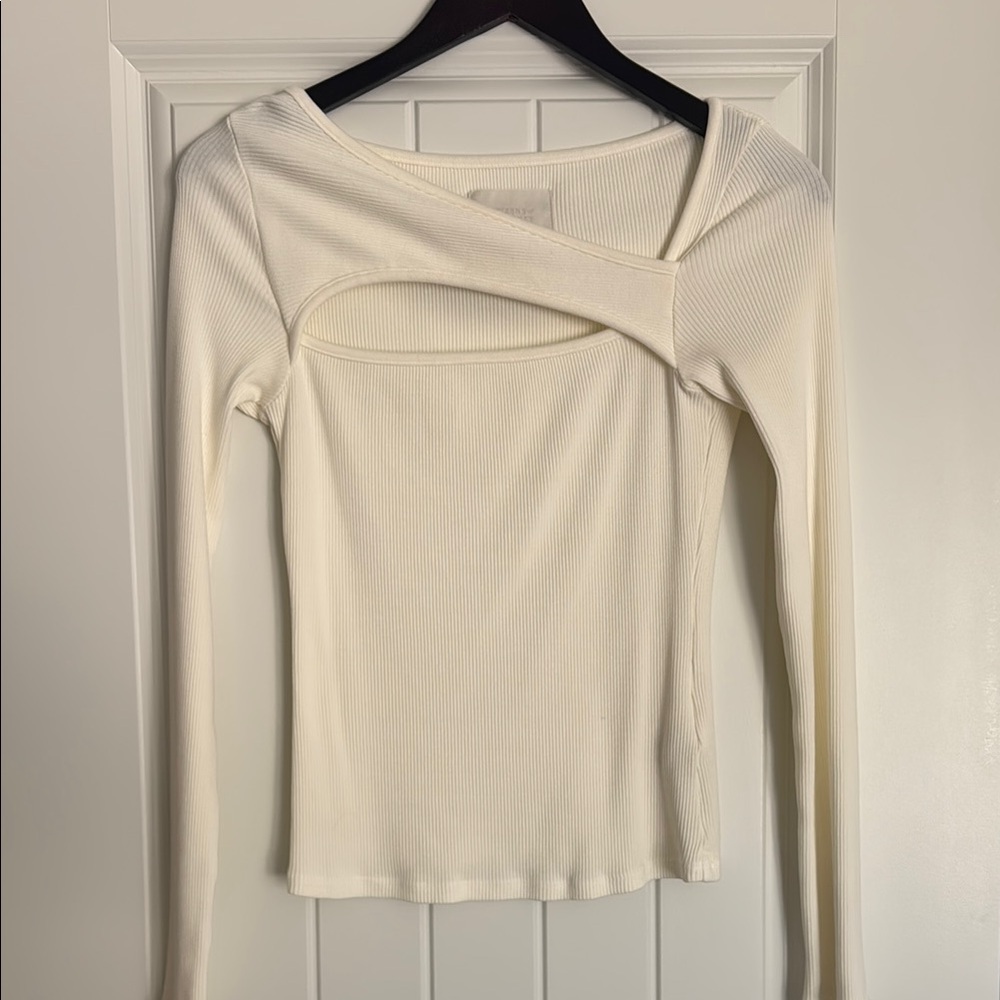 Citizens of Humanity Cream Long Sleeve Top